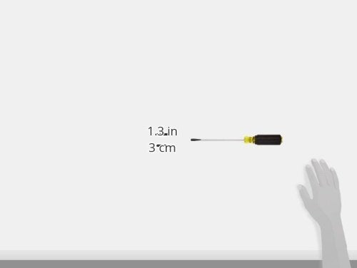 Klein Tools 605-6 1/4-Inch Cabinet Tip Screwdriver, Heavy Duty, 6-Inch