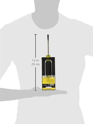 Klein Tools 605-4 1/4-Inch Cabinet Tip Screwdriver Heavy Duty 4-Inch Round Shank