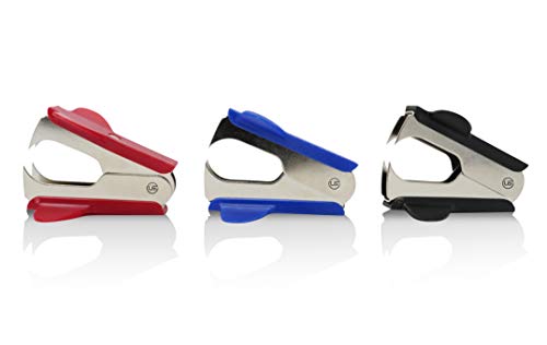 Staple Remover 3 Pack Staple Puller Pinch Jaw Style Staple Remover Tool, Stapler Removers