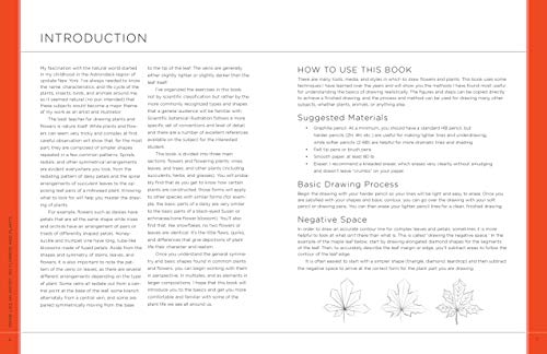Draw Like an Artist: 100 Flowers and Plants: Step-by-Step Realistic Line Drawing * A Sourcebook for Aspiring Artists and Designers (Volume 2) (Draw Like an Artist, 2)