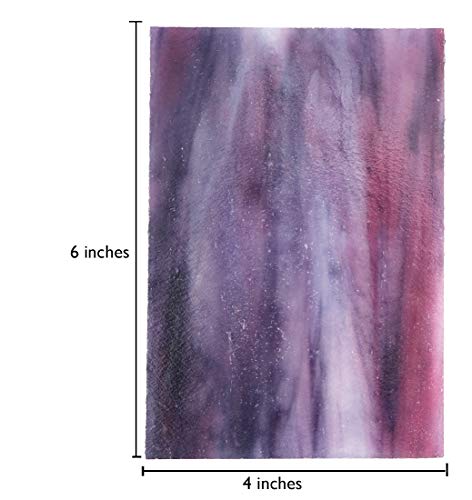 Lanyani(10 Sheets)Variety Stained Glass Sheets 4 x 6 inch Opal Art Glass Pack Tiffany Glass, Mixed Textures