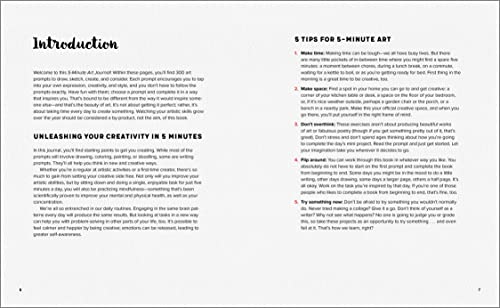 5-Minute Art Journal: Quick Prompts for Creative Inspiration