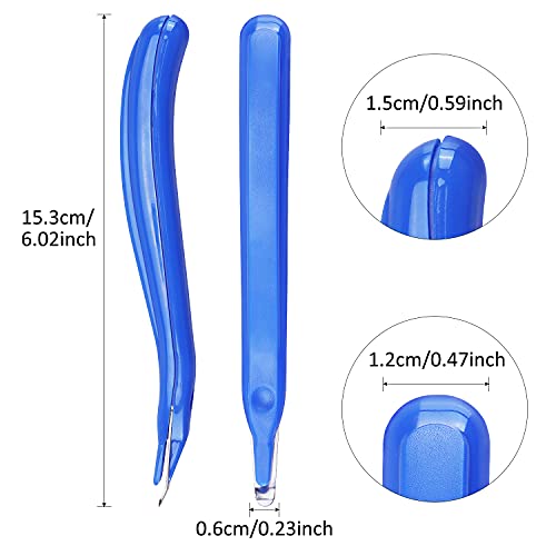 ZZTX 5 PCS Professional Magnetic Staple Remover Puller Rubberized Staples Remover Staple Removal Tool for School Office Home