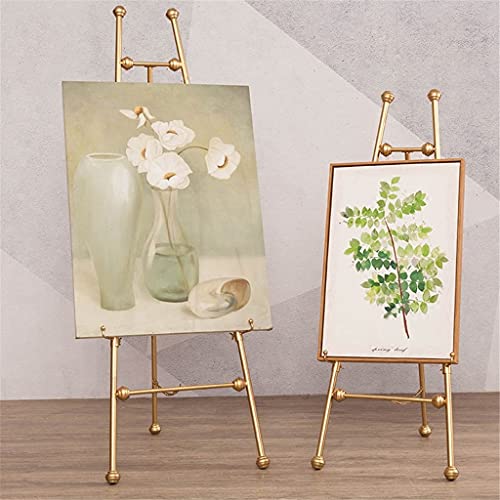 GJDXDP Iron Easel Stand European Style Portable Sketching Easel for Artists PaintingOil Painting