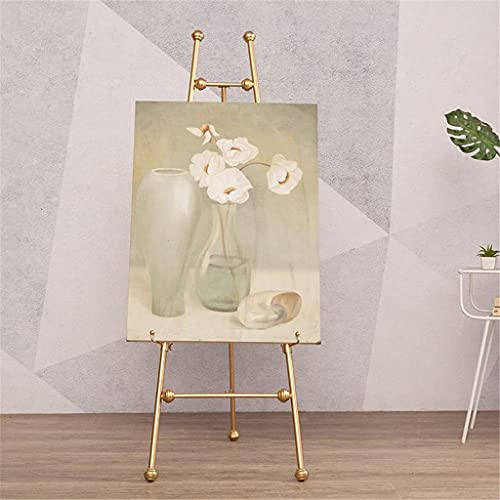 GJDXDP Iron Easel Stand European Style Portable Sketching Easel for Artists PaintingOil Painting
