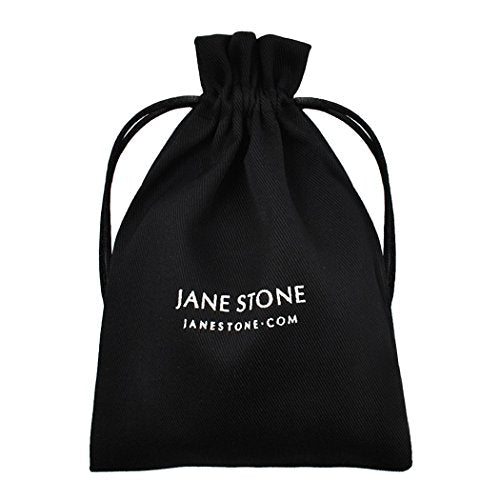 Jane Stone Black Party Jewelry Fashion Statement Pendant Necklace for Women (Fn0564-S-Black)