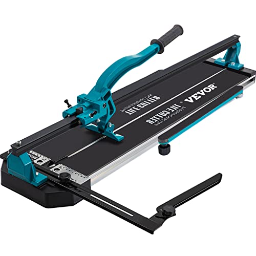 Mophorn Tile Cutter, 24 Inch Manual Tile Cutter, Tile Cutter Tools w/Single Rail Double Brackets, 3/5 in Cap w/Precise Laser Guide, Tile Cutter Porcelain Tools for Precision Cutting Porcelain Tiles