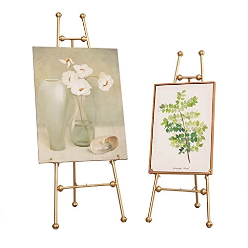 GJDXDP Iron Easel Stand European Style Portable Sketching Easel for Artists PaintingOil Painting