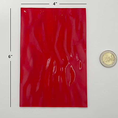 Unicoshape 12 Sheets Stained Glass Sheets Pack, 6" X 4" Cathedral Glass, Art Glass, Mosaic Glass Tiles for Crafts, (Mixed Texture)