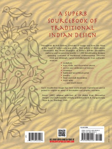1000 Decorative Designs from India (Dover Pictorial Archive)