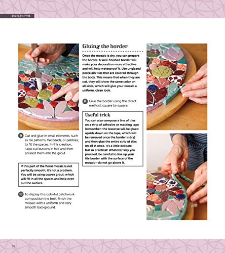 Beginner's Guide to Making Mosaics: 16 Easy-to-Make Projects for Any Space (Fox Chapel Publishing) Step-by-Step Instructions & Photography for Window Sills, Tables, Flower Pots, Picture Frames, & More