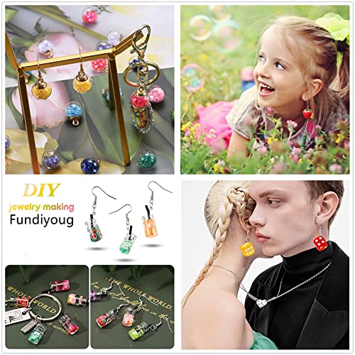 30Pcs Daisy Flower Pendant Charms Colorful Resin Jewelry Making Ornament DIY Pendant Making Charm for Bracelet Necklace Earrings Keychain Craft