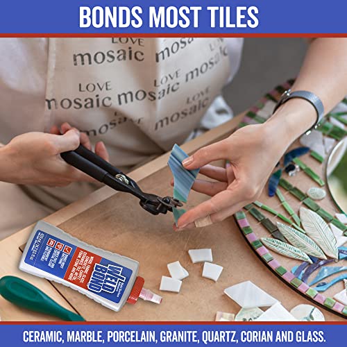 Weldbond Multi-Surface Adhesive Glue, Bonds Most Anything. Use as Wood Glue or on Fabric Glass Mosaic Carpet Ceramic Tile Metal Stone & More. Non-Toxic, Dries Crystal Clear 14.2oz /420ml
