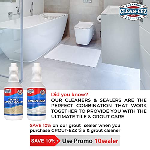IT JUST WORKS! Grout-Eez Super Heavy-Duty Grout Cleaner. Easy and Safe To Use. Destroys Dirt and Grime With Ease. Even Safe For Colored Grout. Clean-eez