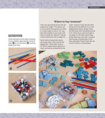 Beginner's Guide to Making Mosaics: 16 Easy-to-Make Projects for Any Space (Fox Chapel Publishing) Step-by-Step Instructions & Photography for Window Sills, Tables, Flower Pots, Picture Frames, & More