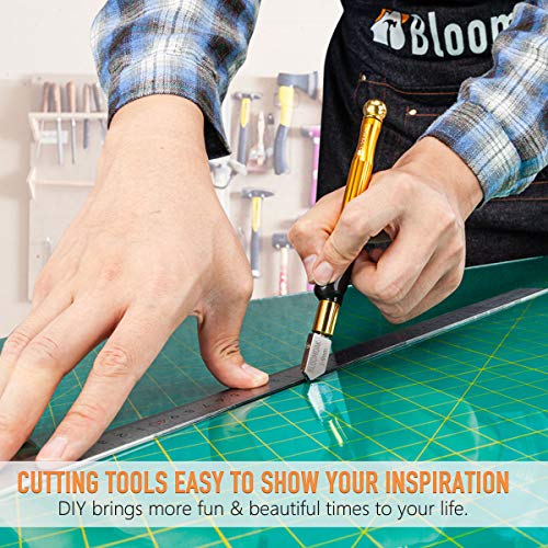 Professional Carbide Tungsten Alloy Handle Glass Cutter Tool with Range 2-19mm Professional Cutter for Thick Glass Mosaic and Tiles - Pencil Shape & Design (Glass Cutter) (Regular)