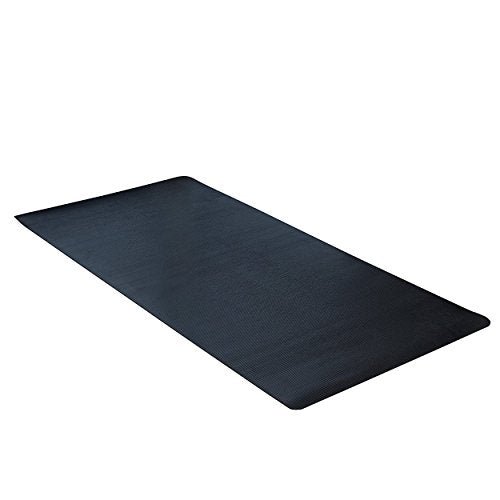 ClimaTex Indoor/Outdoor Rubber Scraper Mat, Door Mat for Traction and Floor Protection, 36" X 6', Black (9G-018-36C-6)