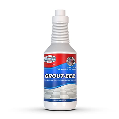 IT JUST WORKS! Grout-Eez Super Heavy-Duty Grout Cleaner. Easy and Safe To Use. Destroys Dirt and Grime With Ease. Even Safe For Colored Grout. Clean-eez