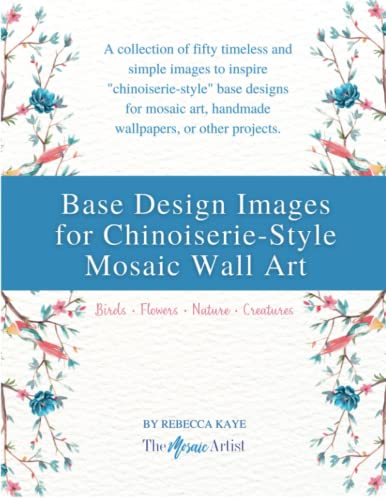 Base Design Images for Chinoiserie-Style Mosaic Wall Art