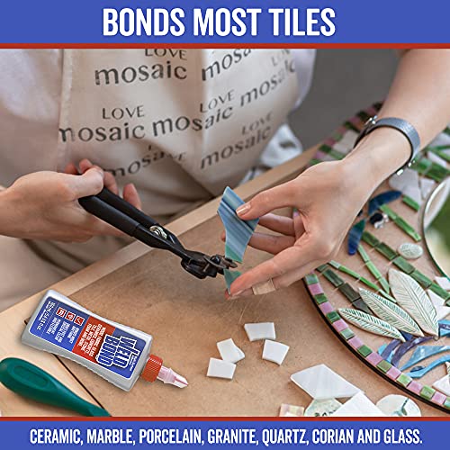 Weldbond Multi-Surface, Non-Toxic Adhesive Glue, Bonds Most Anything. Wood Glue or for Crafts Fabric Glass Mosaic Carpet Ceramic Tile Metal Stone & More. Dries Crystal Clear 5.4oz /160ml - 2 Pack