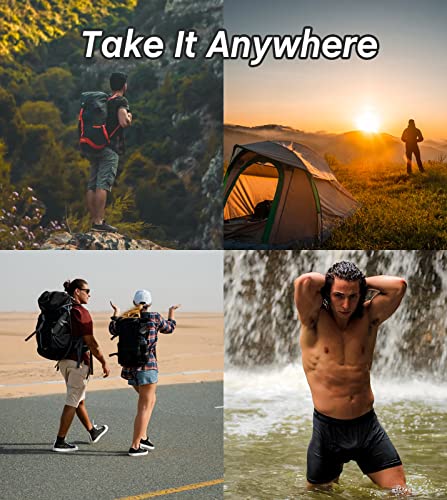 LAPASA Men's Travel Underwear Mesh Hiking Boxer Briefs Quick Dry Breathable Lightweight Outdoor Sports Backpacking 2 Pack M16 Black*1+Dark Grey*1 Medium